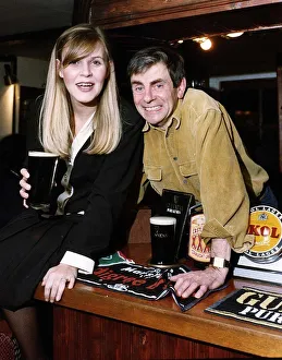 Melvyn Hayes with his Fiance Jayne Male at his Pub in St Albans Melvyn Hayes with his Fiance Jayne Male at his Pub in St Albans