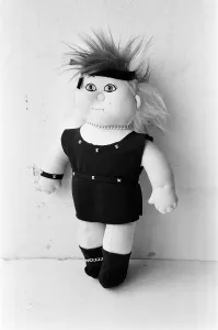 A member of the Cabbage Patch dolls, the 'Punker Baby Gang'. 25th July 1984 A member of the Cabbage Patch dolls, the 'Punker Baby Gang'. 25th July 1984