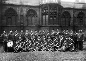 Members of the 2nd East Lancaster Royal Field Artillery pose at Ardwick in 1915 before Members of the 2nd East Lancaster Royal Field Artillery pose at Ardwick in 1915 before