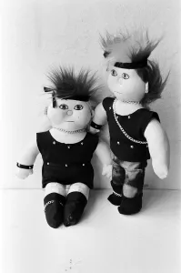 Two members of the Cabbage Patch dolls, the 'Punker Baby Gang'. 25th July 1984 Two members of the Cabbage Patch dolls, the 'Punker Baby Gang'. 25th July 1984