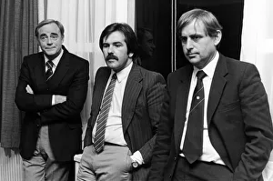 The three men at the centre of the discussion oh how to beat the football rowdies The three men at the centre of the discussion oh how to beat the football rowdies