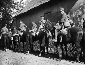 Men and horses of the 1st Cavalry Division, British Expeditionary Force Men and horses of the 1st Cavalry Division, British Expeditionary Force