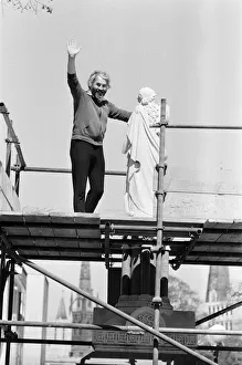 Michael Benfield, Ecology party candidate, jogging. 14th May 1979 Michael Benfield, Ecology party candidate, jogging. 14th May 1979