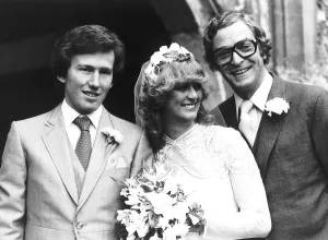Michael Caine actor at the wedding of his daughter Niki to Rowland Fernyhough Michael Caine actor at the wedding of his daughter Niki to Rowland Fernyhough