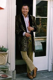 Michael Elphick Actor in Leopard skin pattern drape jacket A©Mirrorpix Michael Elphick Actor in Leopard skin pattern drape jacket A©Mirrorpix