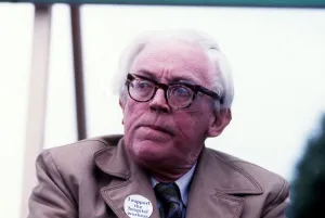 Michael Foot MP at TUC Day of Action 22nd September 1992 Michael Foot MP at TUC Day of Action 22nd September 1992