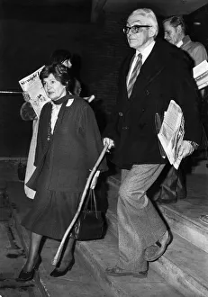 Michael Foot and wife Jill Craigie at Labour party conference in Wembley - January 1981 Michael Foot and wife Jill Craigie at Labour party conference in Wembley - January 1981