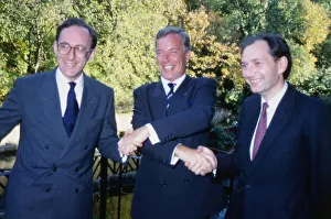 Michael Hirst Scottish Tory Party October 1989 Shaking hands with Malcolm Rifkind Michael Hirst Scottish Tory Party October 1989 Shaking hands with Malcolm Rifkind