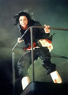 Michael Jackson performing at the 1996 Brit Awards. 20th February 1996 Michael Jackson performing at the 1996 Brit Awards. 20th February 1996