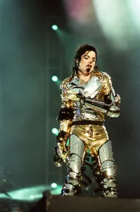 Michael Jackson seen here on stage at Sheffield 10th July 1997 Michael Jackson seen here on stage at Sheffield 10th July 1997