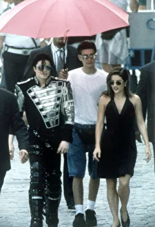 Michael Jackson and his wife Lisa Marie visit two childrenIs hospitals in Budapest Michael Jackson and his wife Lisa Marie visit two childrenIs hospitals in Budapest
