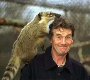 Michael Palin, star of film Fierce Creatures, at Regents Zoo, February 1997 Michael Palin, star of film Fierce Creatures, at Regents Zoo, February 1997