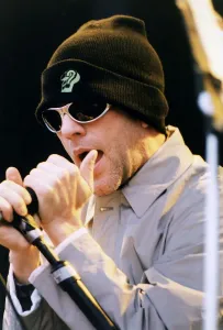 Michael Stipe pop singer group REM on stage 1995 Michael Stipe pop singer group REM on stage 1995
