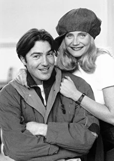 Michelle Collins Actress With Actor Nick Berry At The Rehearsals Of The TV Programme Michelle Collins Actress With Actor Nick Berry At The Rehearsals Of The TV Programme