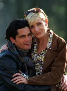 Michelle Collins Actress with boyfriend Fabrizio Tassillini Michelle Collins Actress with boyfriend Fabrizio Tassillini