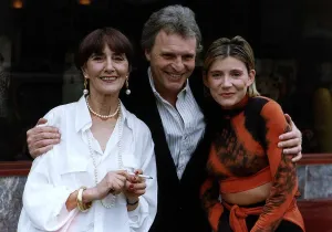 Michelle Collins Actress in Eastenders with fellow actors June Brown in left Michelle Collins Actress in Eastenders with fellow actors June Brown in left