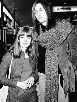 Mick Fleetwood of the Fleetwood Mac pop group arriving back from their Three month tour Mick Fleetwood of the Fleetwood Mac pop group arriving back from their Three month tour