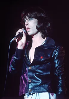 Mick Jagger of The Rolling Stones in concert June 1975 USA Mick Jagger of The Rolling Stones in concert June 1975 USA