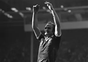 Mick Mills Ipswich Captain celebrates at Wembley 1978 after Ipswich had beaten Mick Mills Ipswich Captain celebrates at Wembley 1978 after Ipswich had beaten