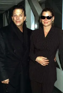 Mickey Rourke Actor arriving at Heathrow from Los Angeles with Carrie Otis Actress here Mickey Rourke Actor arriving at Heathrow from Los Angeles with Carrie Otis Actress here