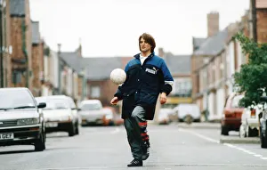 Middlesbrough Chief Scout Gary Gill shows off his skills in the street after being named Middlesbrough Chief Scout Gary Gill shows off his skills in the street after being named