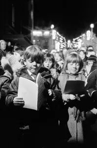 Middlesbrough Christmas Lights switched on by Mayor, Middlesbrough, North Yorkshire Middlesbrough Christmas Lights switched on by Mayor, Middlesbrough, North Yorkshire