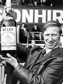 Middlesbrough manager Jack Charlton with his Manager of the Month award in October 1973 Middlesbrough manager Jack Charlton with his Manager of the Month award in October 1973