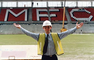 Middlesbrough new Riverside Stadium under construction. 6th June 1995 Middlesbrough new Riverside Stadium under construction. 6th June 1995