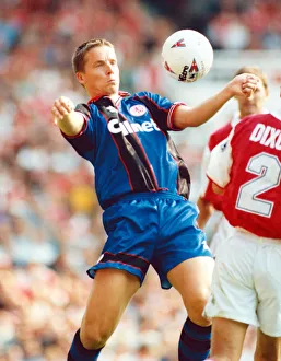 Middlesbrough's Jan Aage Fjortoft in action against Arsenal. 20th August 1995 Middlesbrough's Jan Aage Fjortoft in action against Arsenal. 20th August 1995