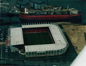 Middlesbrough's new Riverside Stadium is ready, August 1995 Middlesbrough's new Riverside Stadium is ready, August 1995
