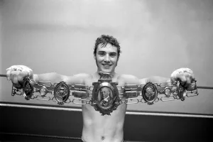Middleweight boxer Alan Minter October 1972 British Olympic Boxing Bronze Medalist Middleweight boxer Alan Minter October 1972 British Olympic Boxing Bronze Medalist