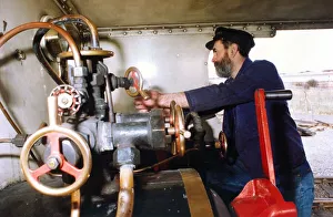 Mike Forrester on a ACC5 Pecket engine built in 1939 called Ashington No Mike Forrester on a ACC5 Pecket engine built in 1939 called Ashington No