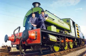Mike Forrester and Malcolm Bunting on a ACC5 Pecket engine built in 1939 called Ashington Mike Forrester and Malcolm Bunting on a ACC5 Pecket engine built in 1939 called Ashington