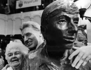 Mike McCartney unveils a life size sculpture of The Beatles at the new Cavern Walks Mike McCartney unveils a life size sculpture of The Beatles at the new Cavern Walks
