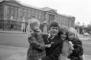 Mike Yarwood after being presented with the Order of the British Empire medal at Mike Yarwood after being presented with the Order of the British Empire medal at