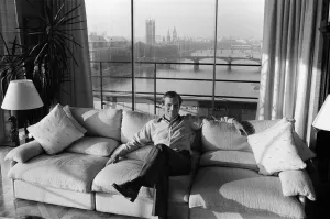 Millionaire author Jeffrey Archer pictured in his penthouse Embankment flat overlooking Millionaire author Jeffrey Archer pictured in his penthouse Embankment flat overlooking