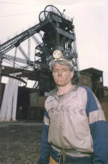 Miner Wilfey Moralee who was the last man off the shift at Vane Tempest Colliery on its Miner Wilfey Moralee who was the last man off the shift at Vane Tempest Colliery on its