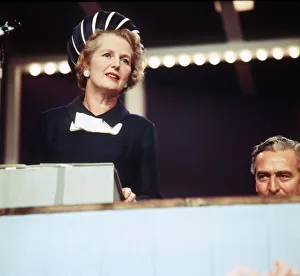 Minister of Education Margaret Thatcher speaking at the 1970 party conference Minister of Education Margaret Thatcher speaking at the 1970 party conference