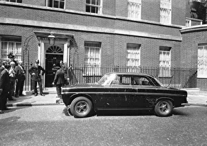 The Ministerial car which was splattered with red paint by Angela Hilary Weight The Ministerial car which was splattered with red paint by Angela Hilary Weight