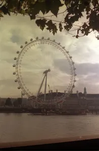 British Airways London Eye Millennium Ferris Wheel Print 1999