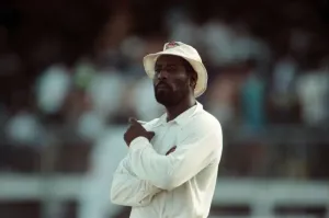 Prints of Cricket. West Indies v. England. May 1990 West Indies captain and all-rounder Viv Richards Mirror Prints: West Indies v. England Print, May 1990