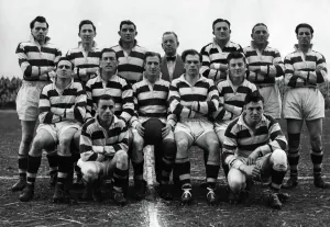 0000to0099 Prints: Widnes Rugby League Team Print, May 1949