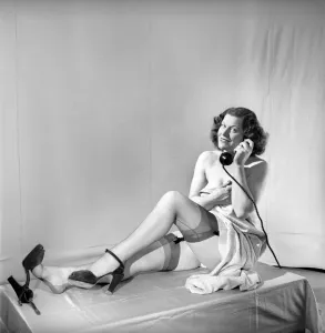 Woman on Telephone, 1959 Print (00061)