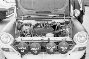 00094 Prints: The Engine Bay Print, B.L.M.C. 1800 at Wembley Rally April 1970