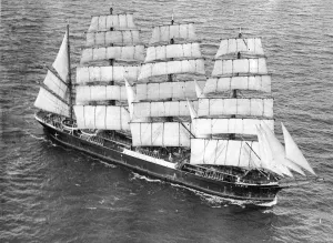 00095 Prints: Pamir Sailing Ship Print (00095)