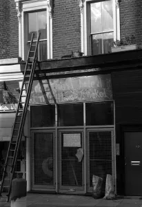 Prints of Shop called Sex December 1976 owned by Malcolm McLaren - 430 Kings Road London - Shops Sex Shop Exterior London Prints: Sex Shop Exterior Print, December 1976, Kings Road London