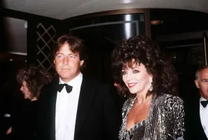 Joan Collins at Golf Tournament Print May 1987