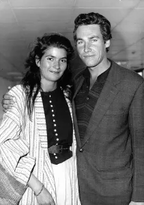 Simon Dutton and Tasmin Oliver at Heathrow Airport, London 1989 Print