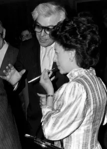 Princess Margaret Smoking Print, 2nd April 1985