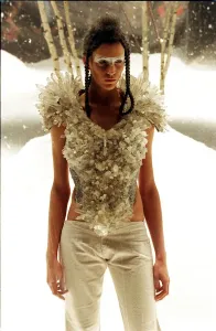 London Fashion Week History Prints: Alexander McQueen Fashion... London Fashion show 99